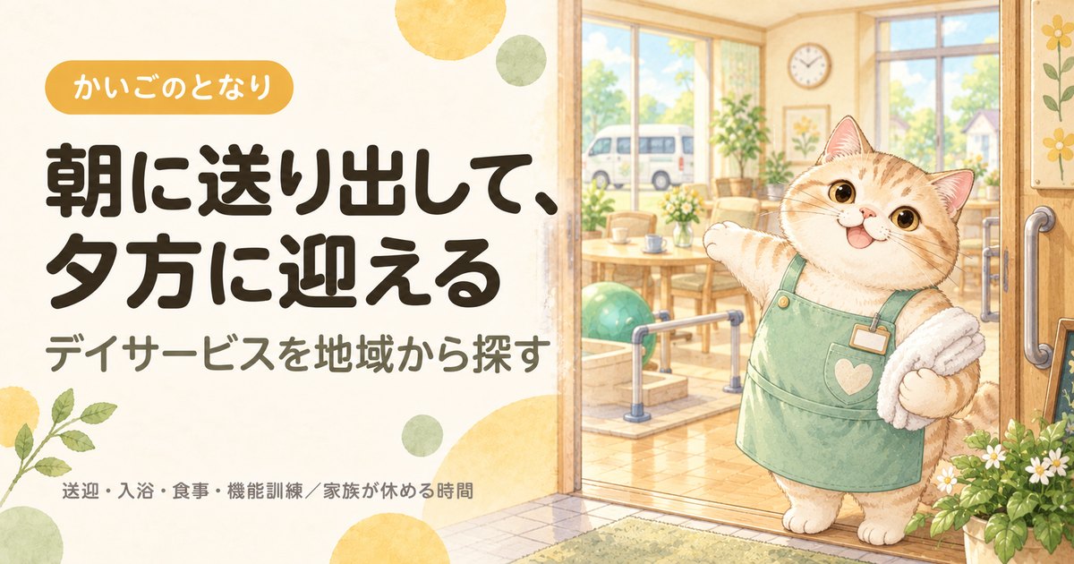 デイサービスを地域から探す