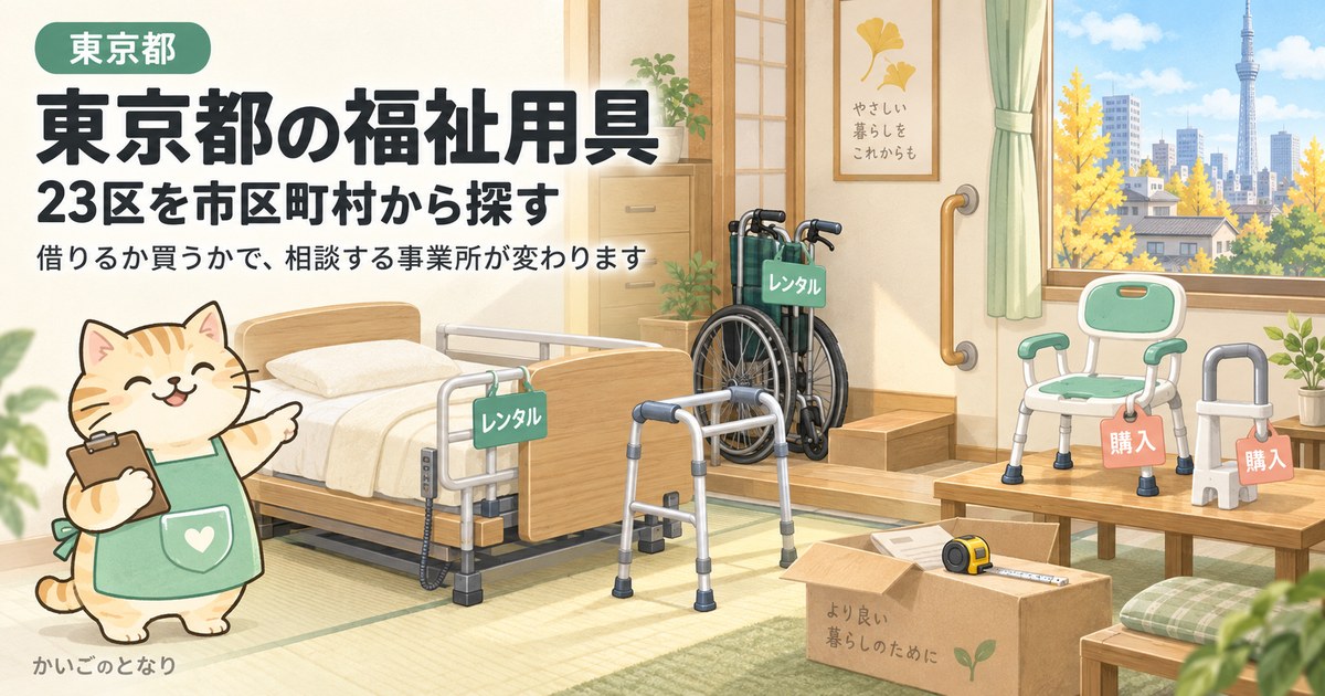 東京都の福祉用具レンタル
